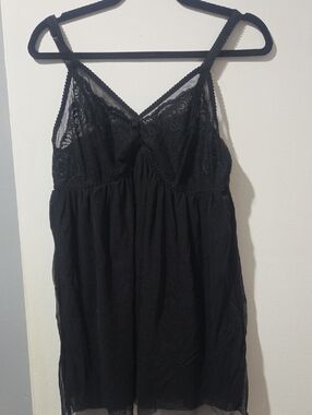 torrid Black Lace Chemise